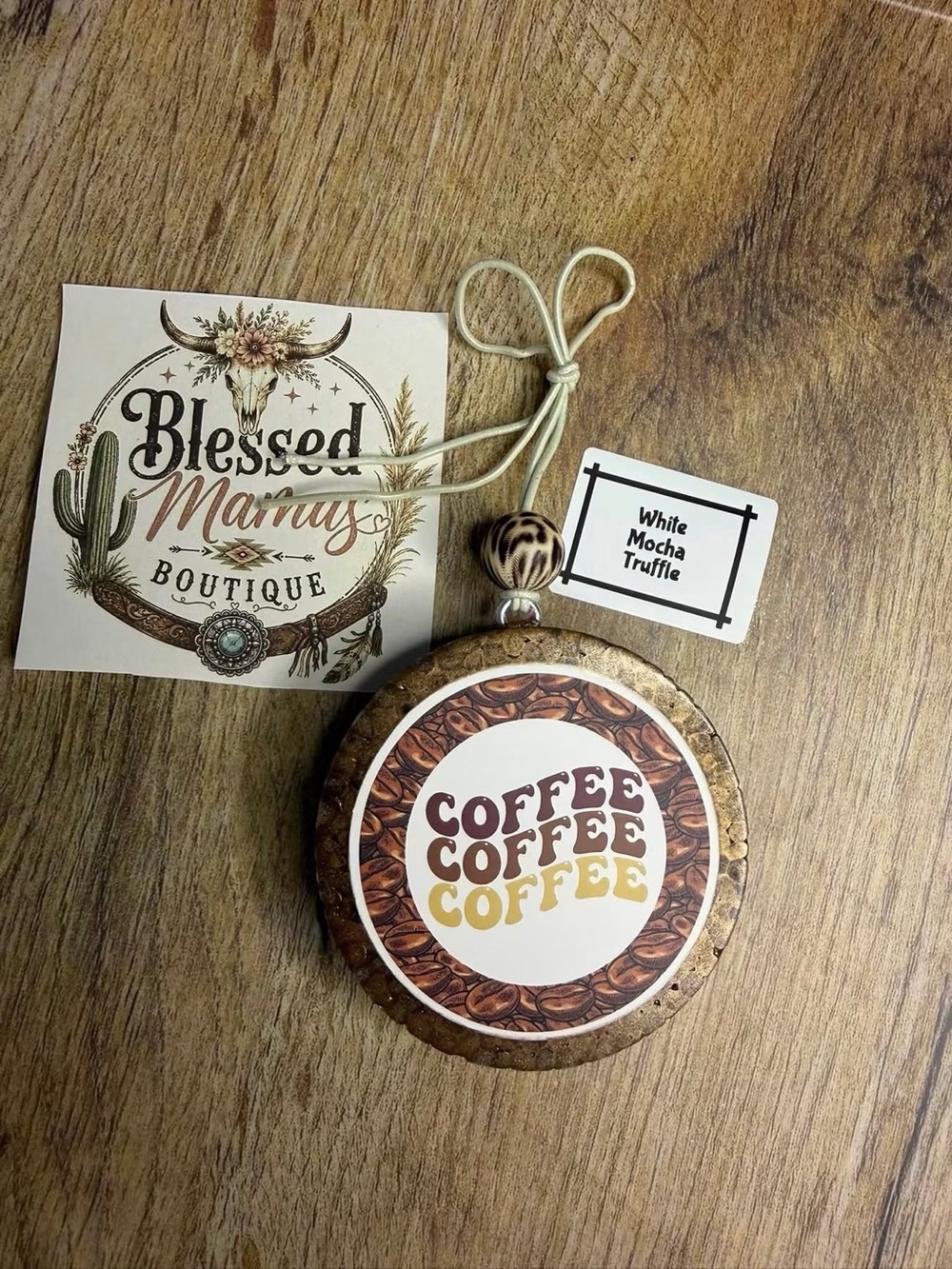 Coffee Coffee Coffee Hanging Scent - White Mocha Truffle